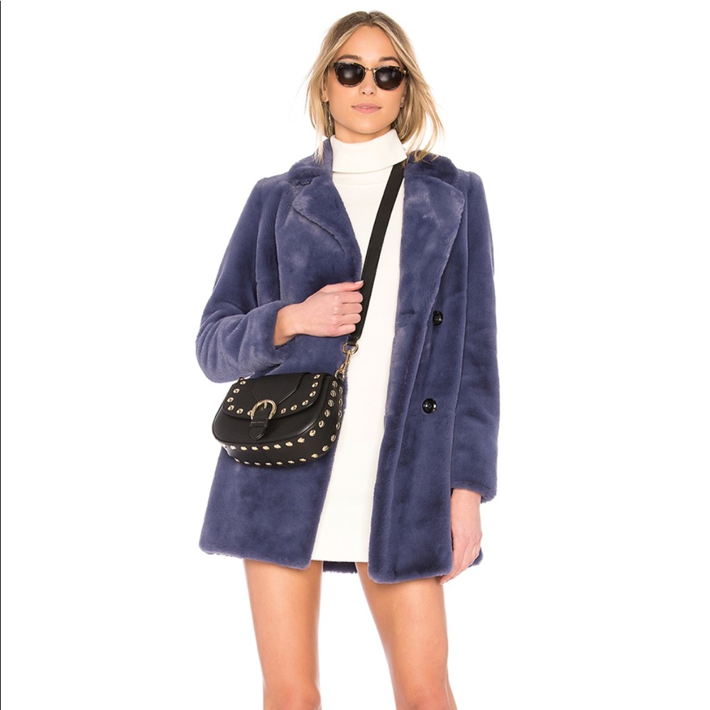 Revolve EAVES Mia Faux Fur Coat